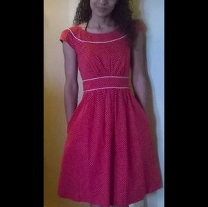 🐺3 for $33🐺 RED DRESS SWISS DOT